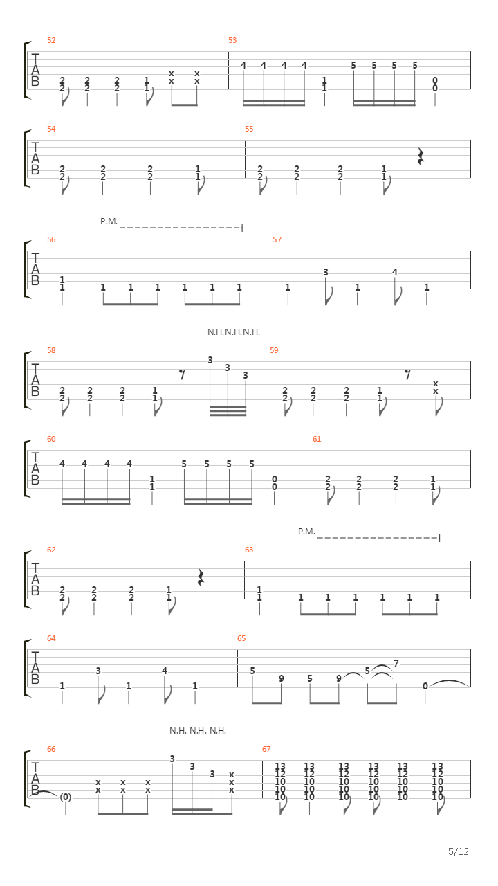 The Constant吉他谱