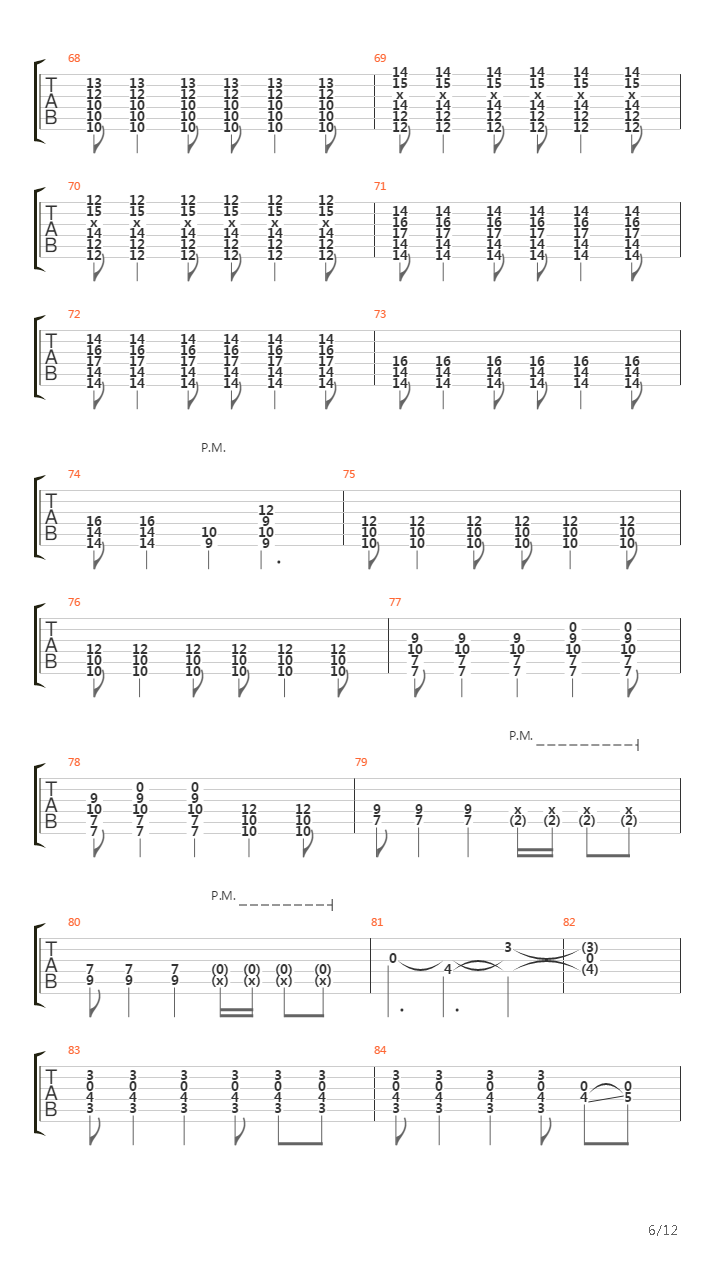 The Constant吉他谱