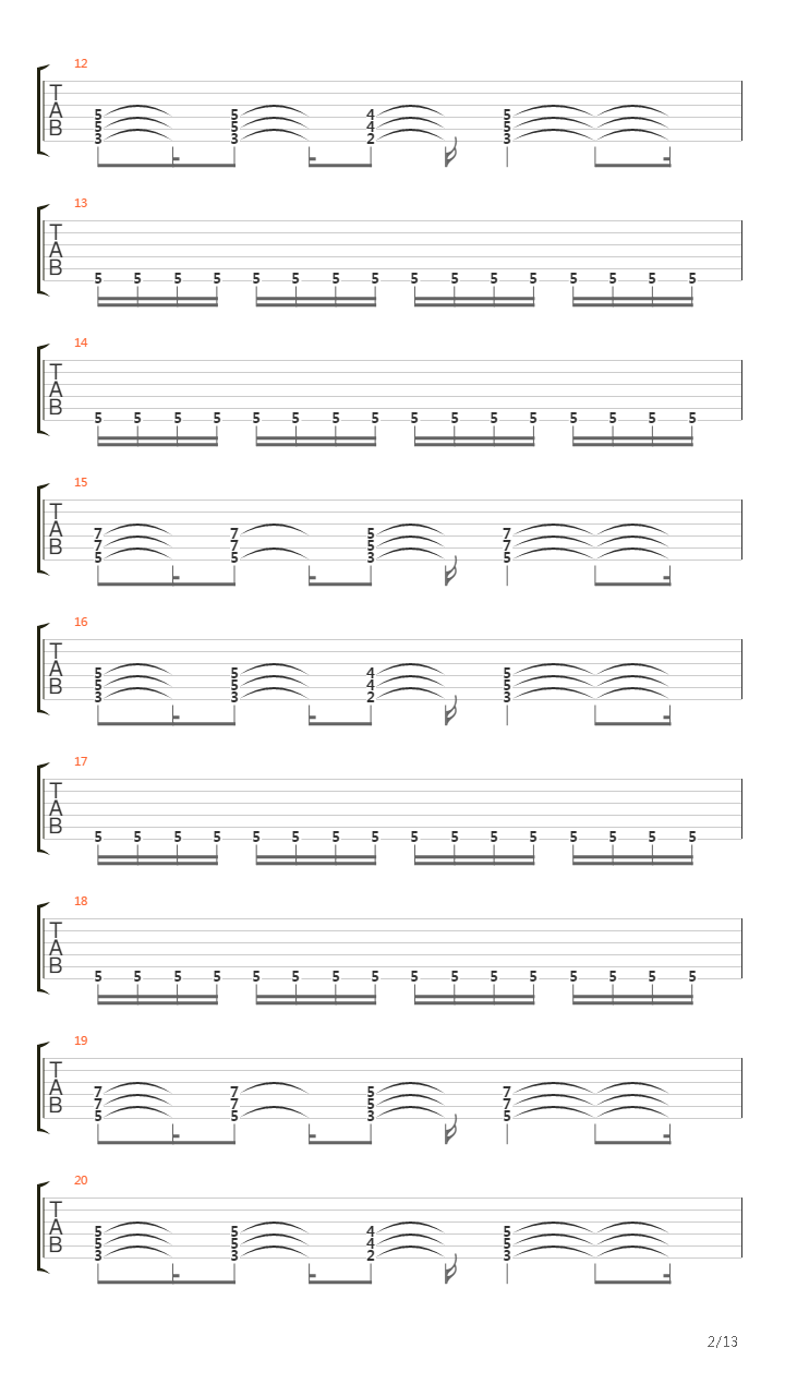 Trumpets Of Dawn吉他谱