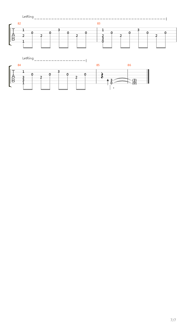 Colorblind吉他谱
