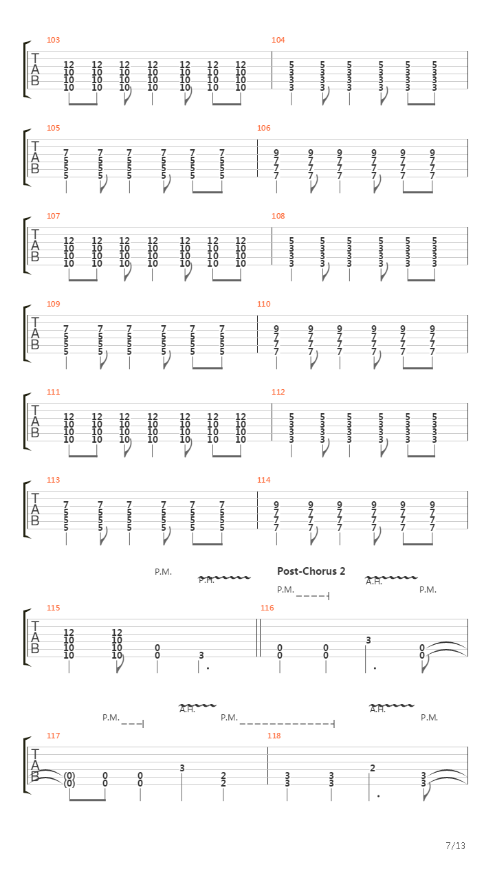 Bridges吉他谱