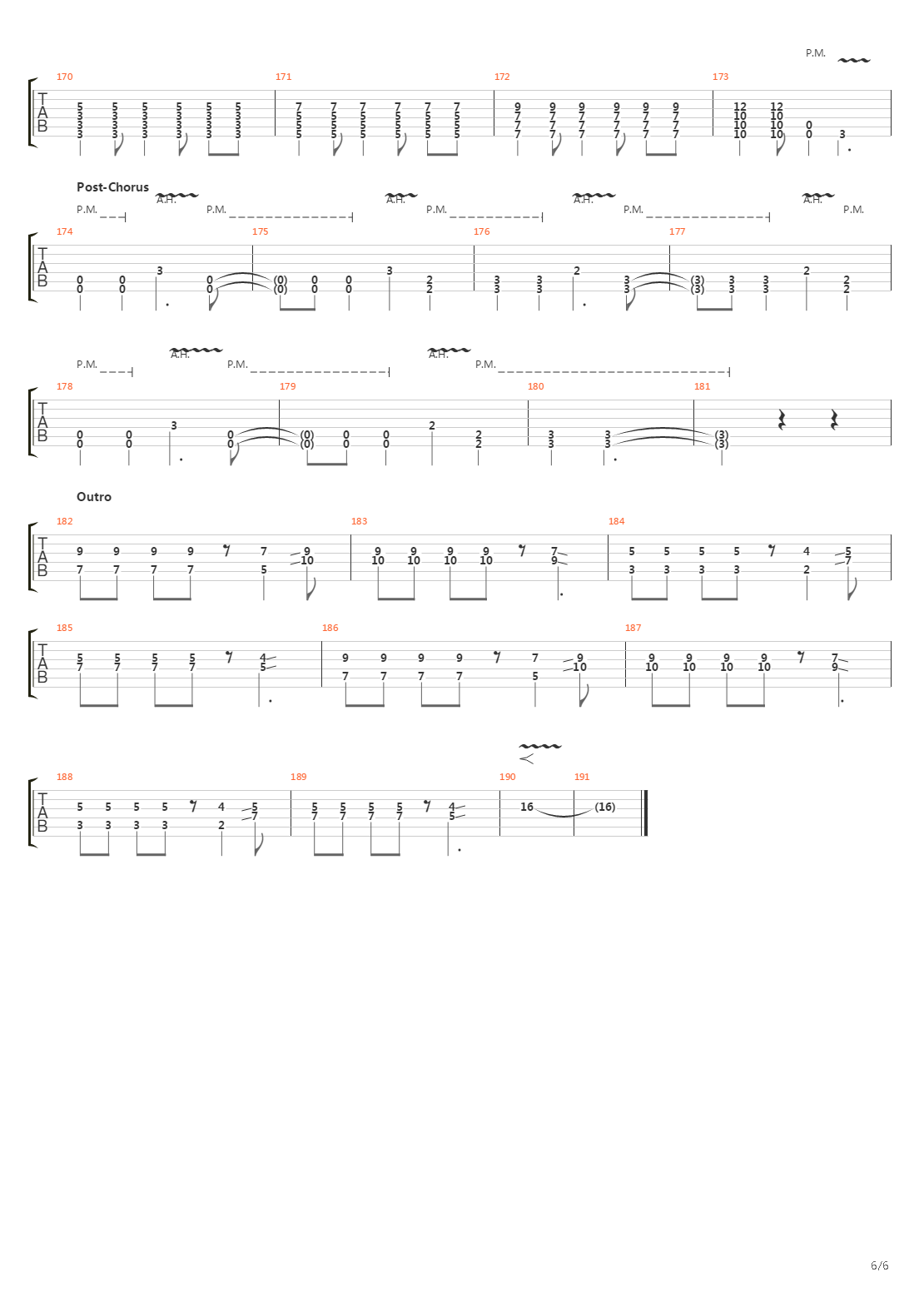 Bridges吉他谱
