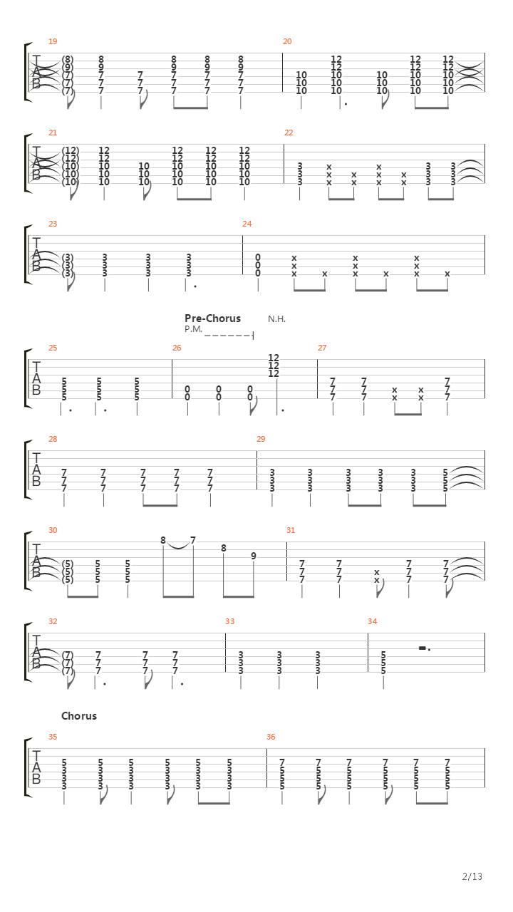 Bridges吉他谱