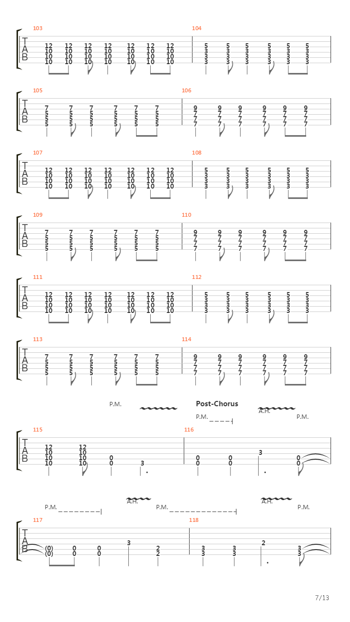 Bridges吉他谱