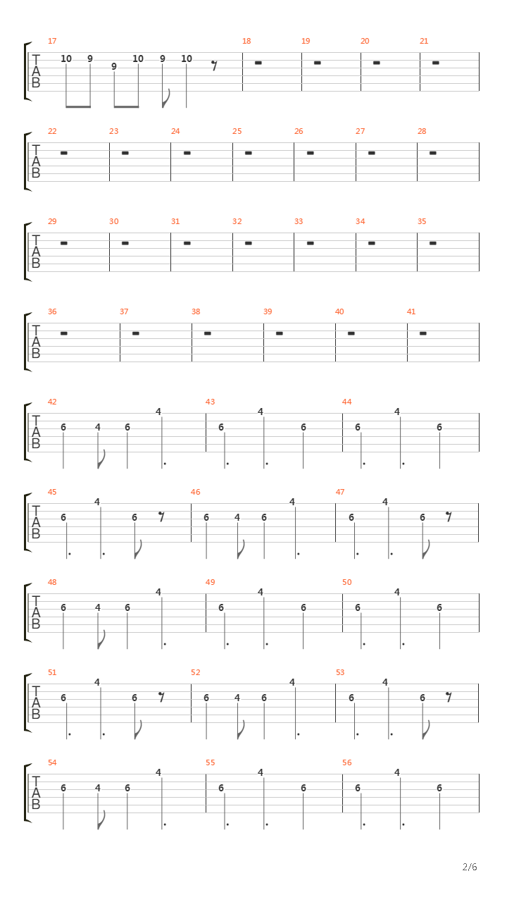 River吉他谱