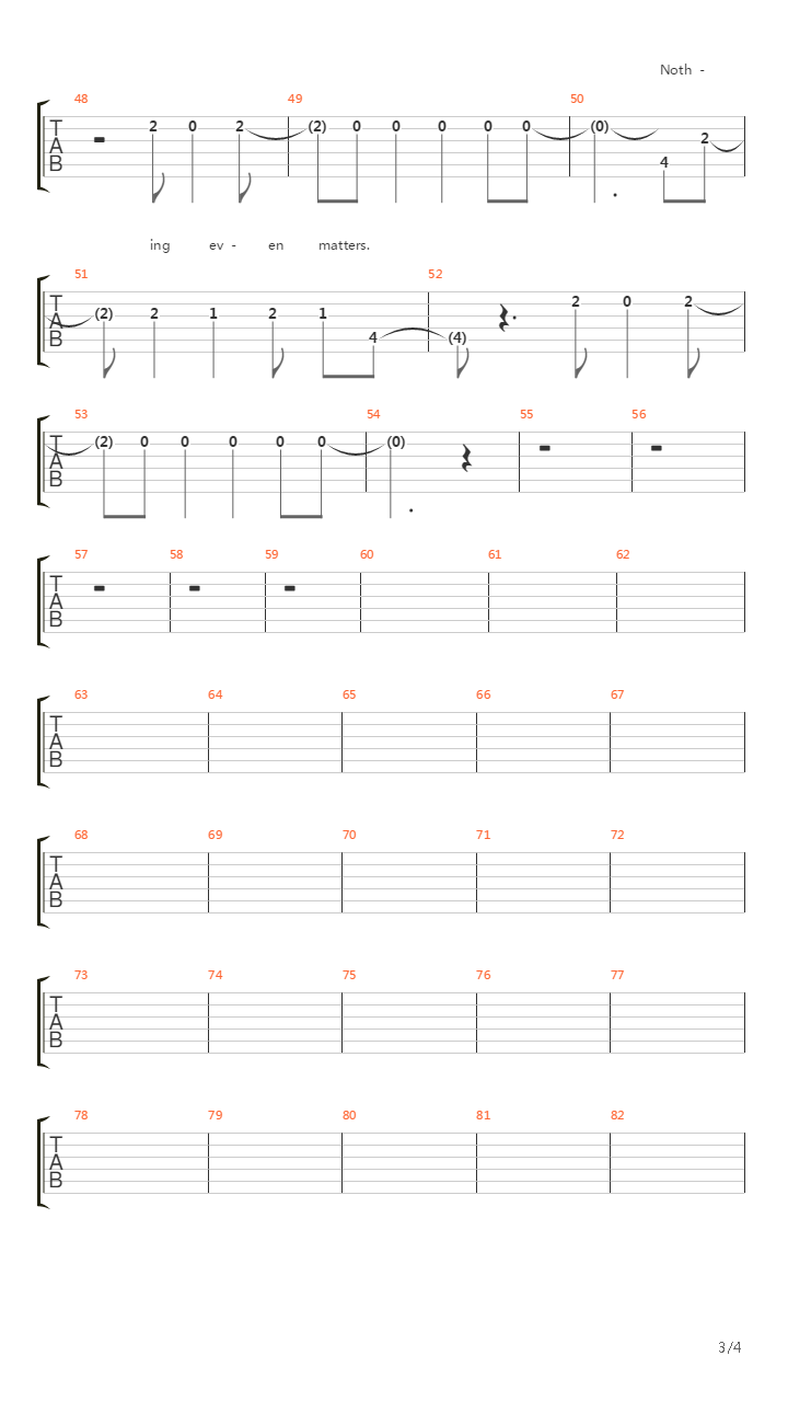 Wall Of Shame吉他谱