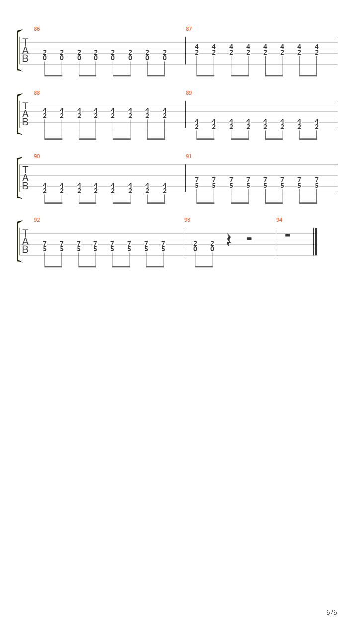 Borizloser吉他谱