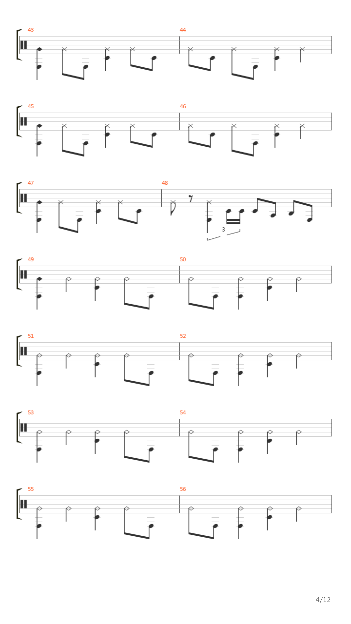 Ontem吉他谱