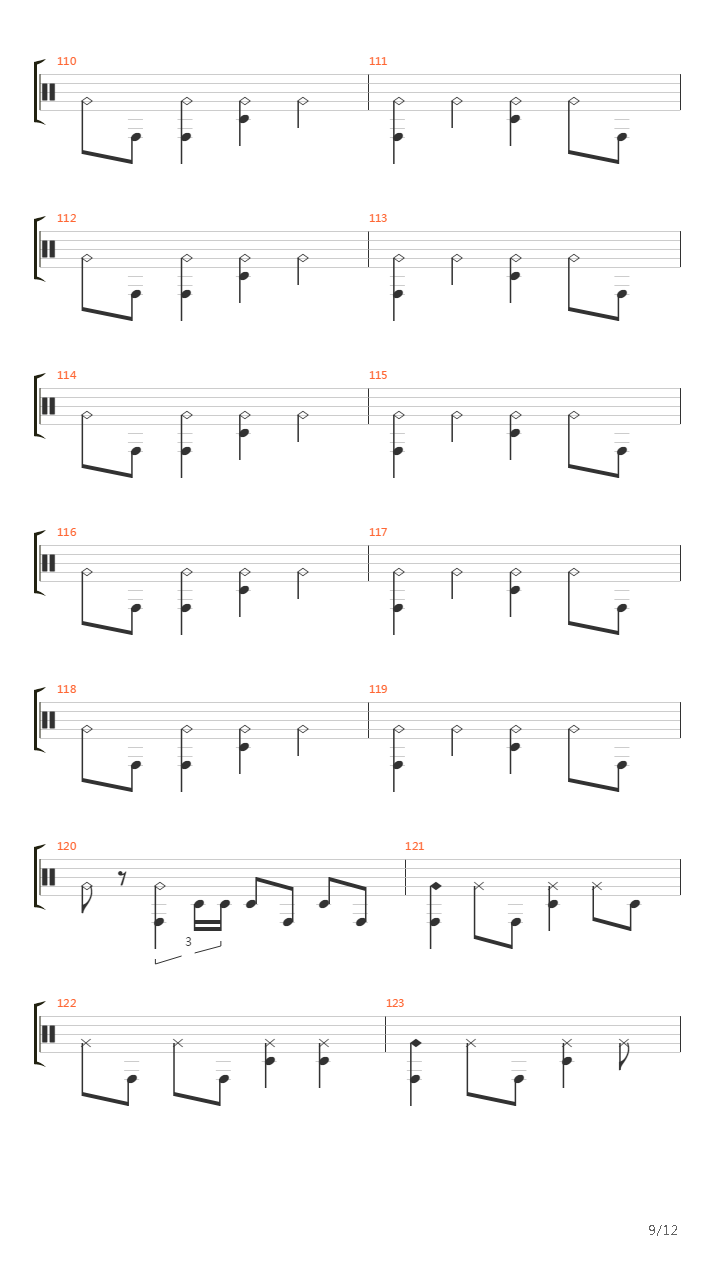 Ontem吉他谱
