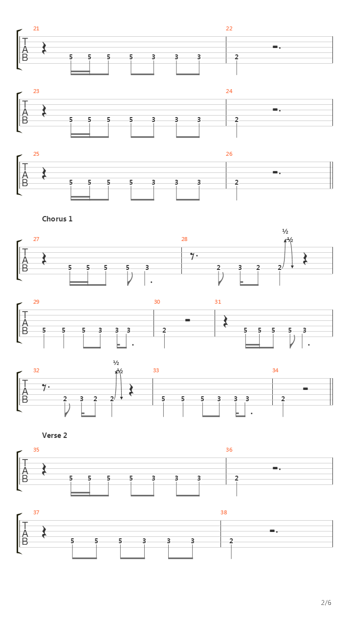 Low吉他谱