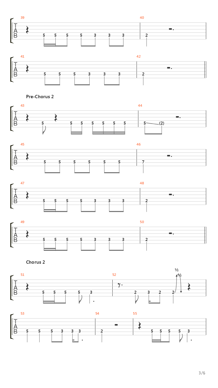 Low吉他谱