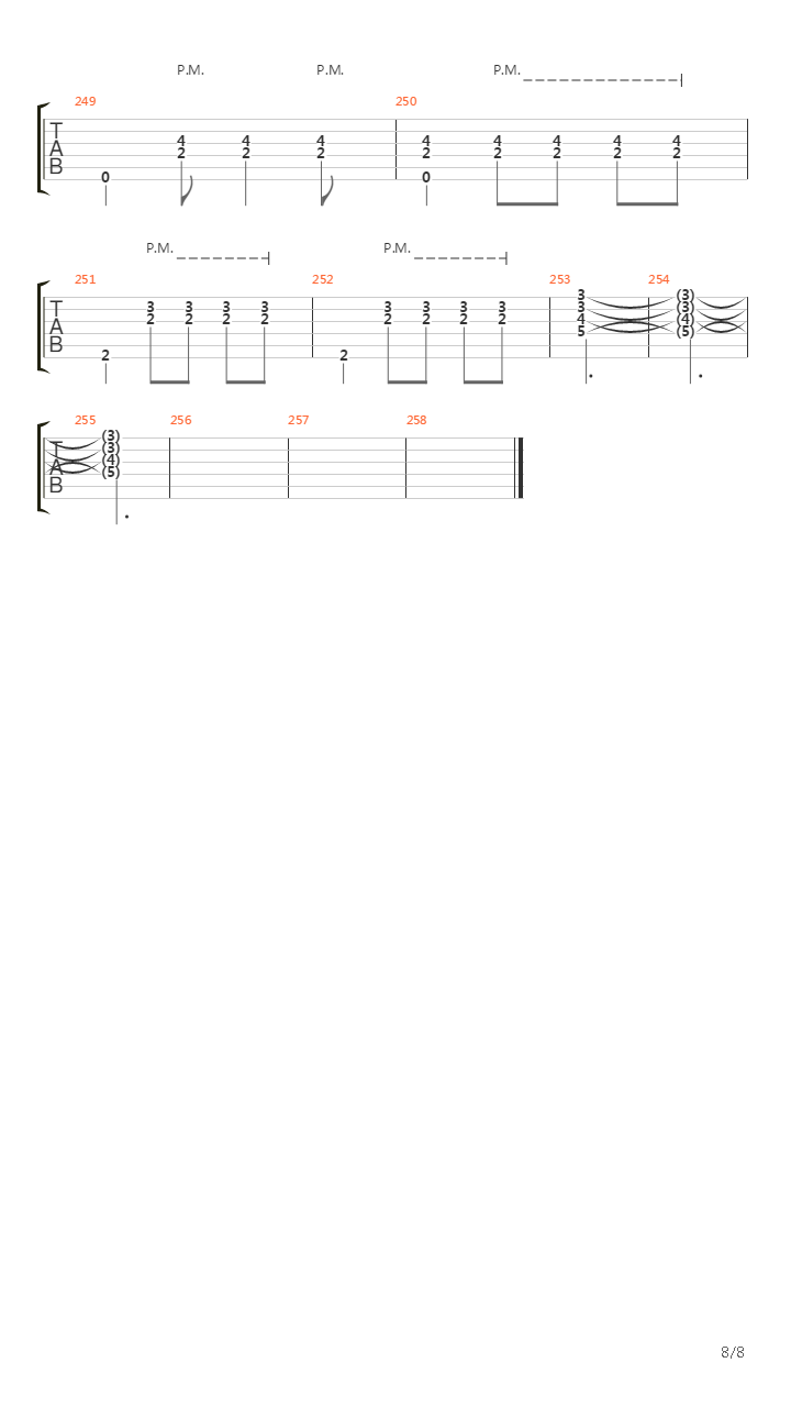 Masonic吉他谱