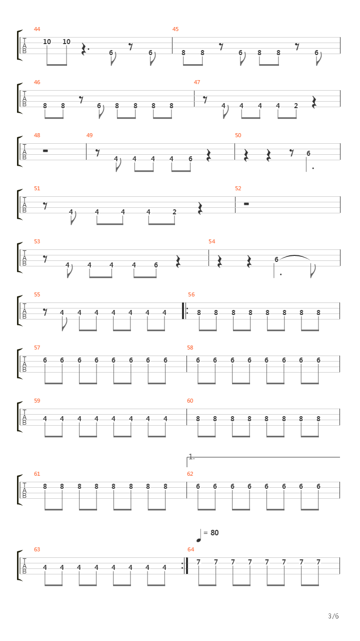 1985吉他谱