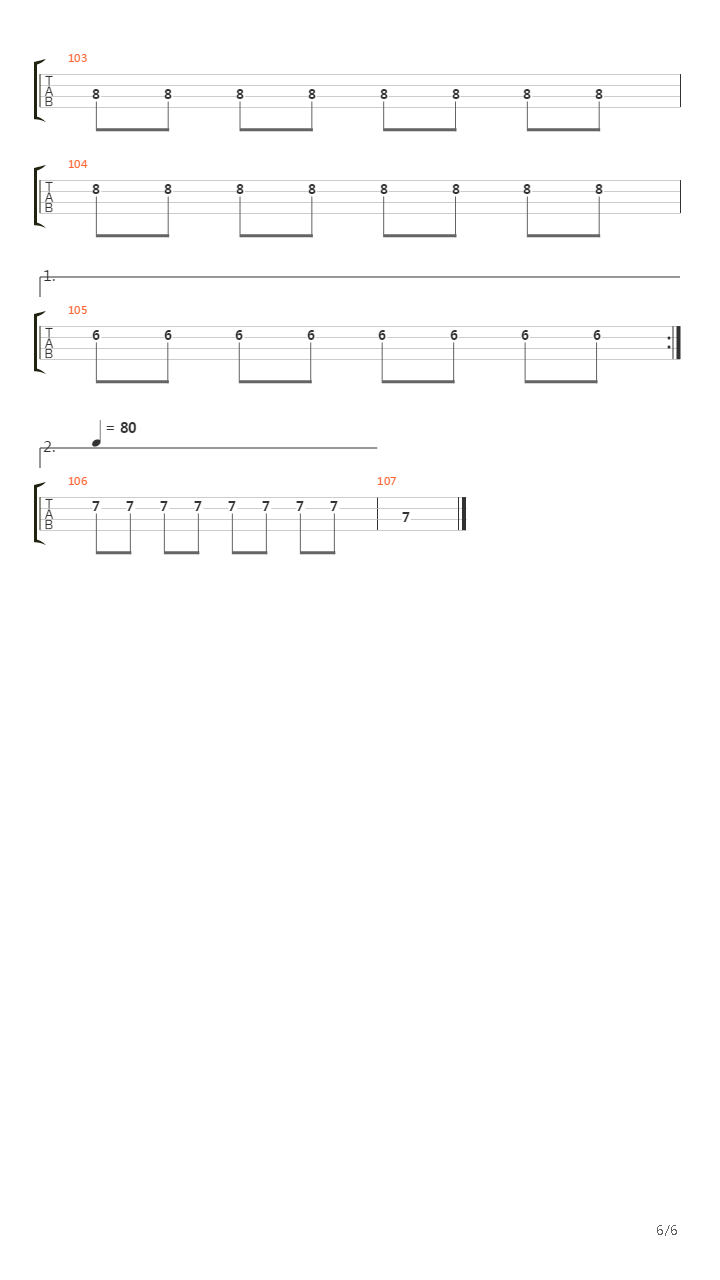 1985吉他谱