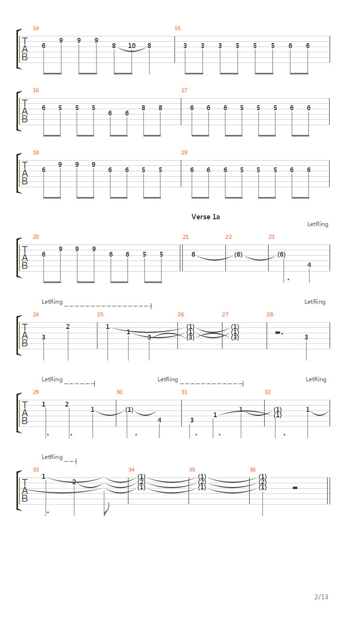 Serenade吉他谱
