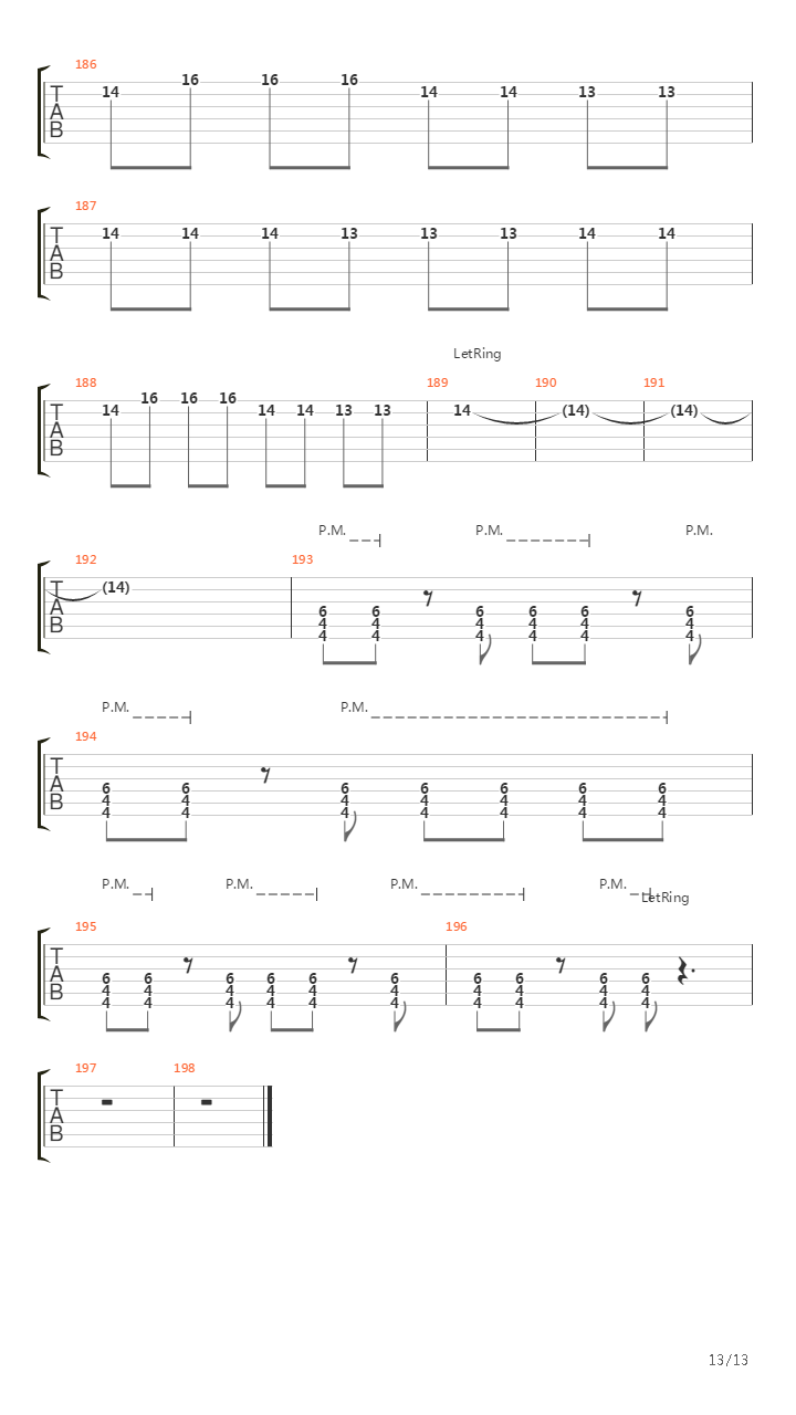 Serenade吉他谱