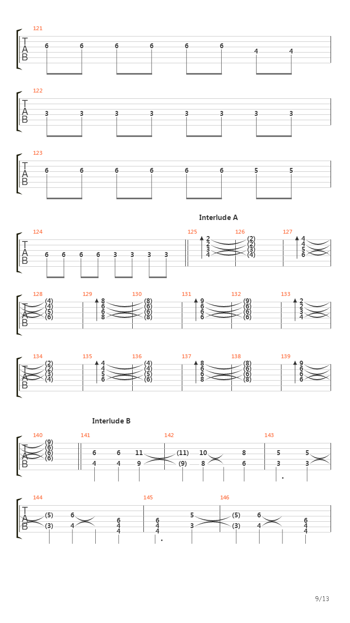 Serenade吉他谱
