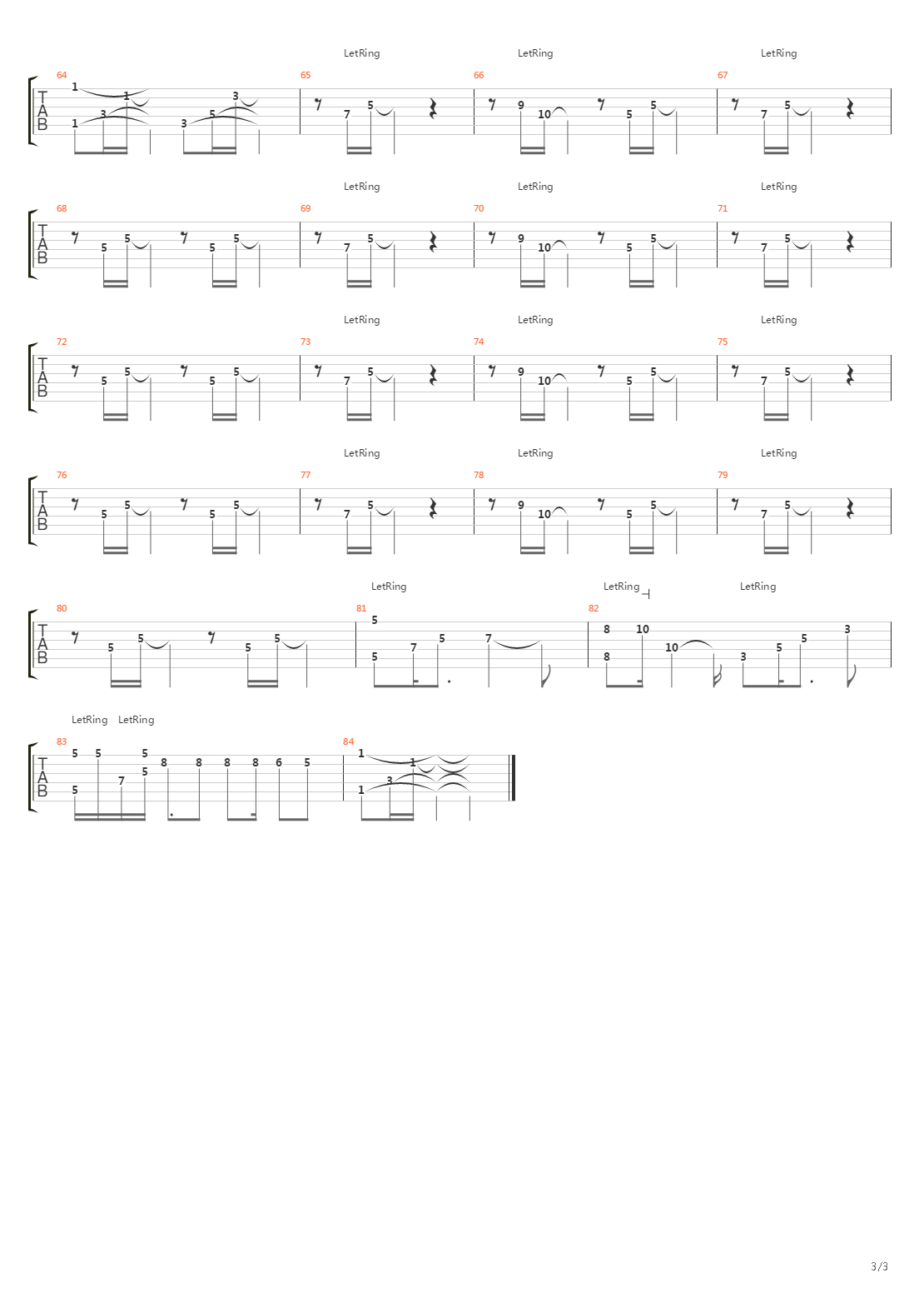 Change吉他谱