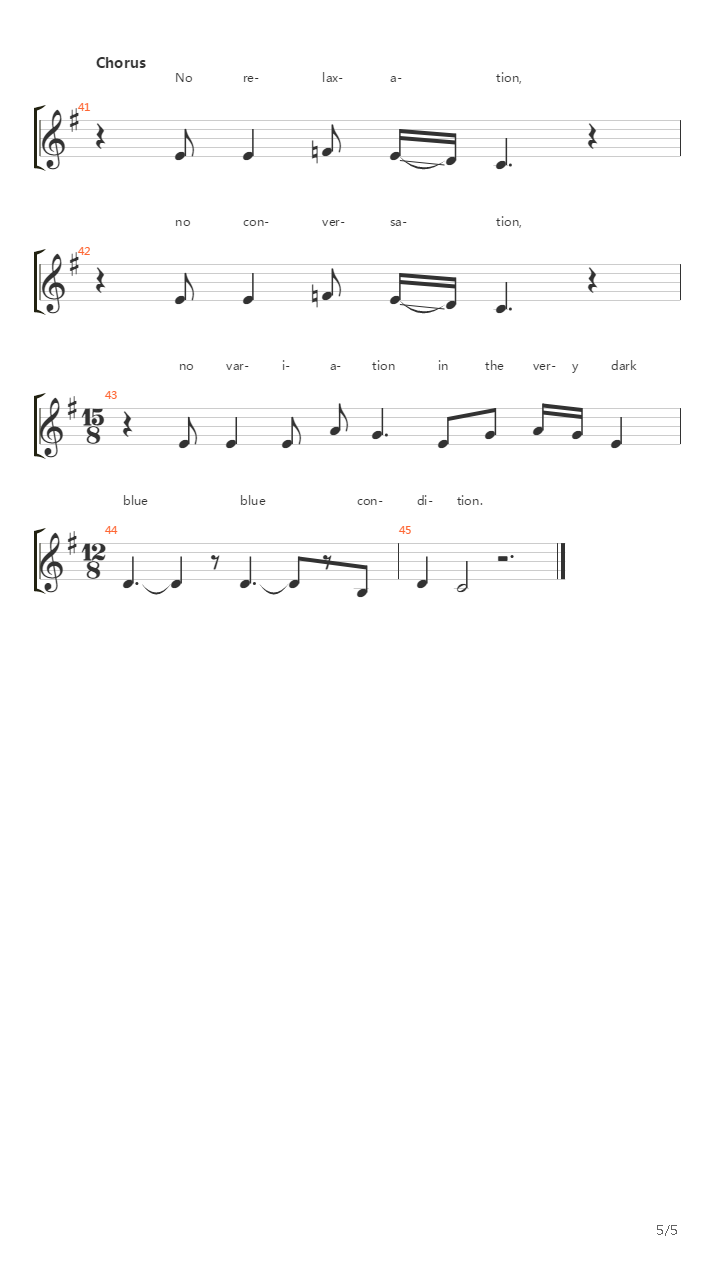 Blue Condition吉他谱