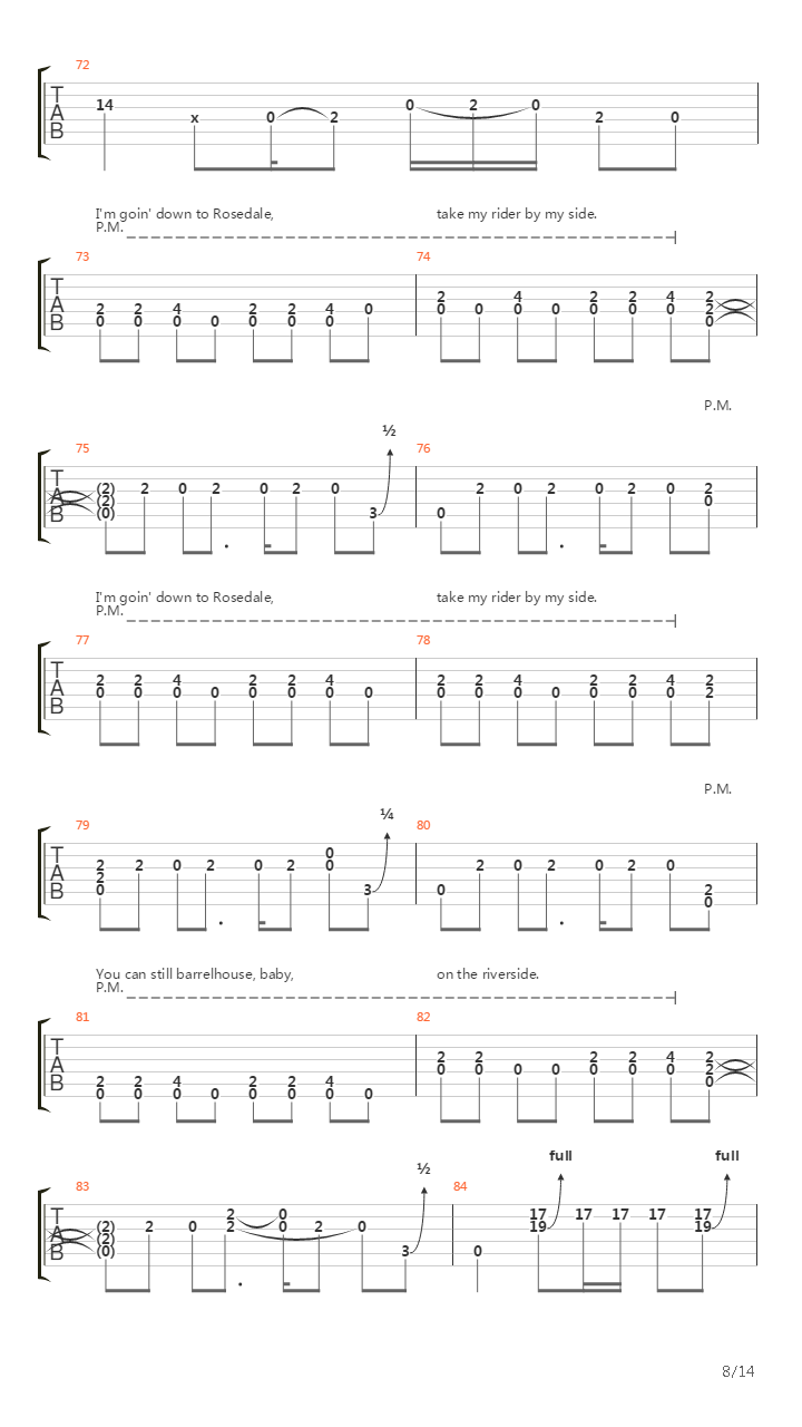 Crossroads吉他谱