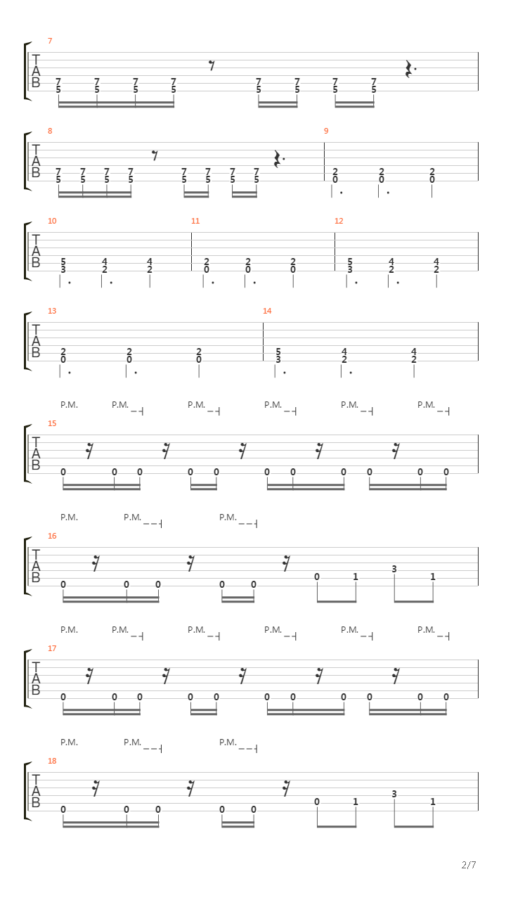 Mf2吉他谱