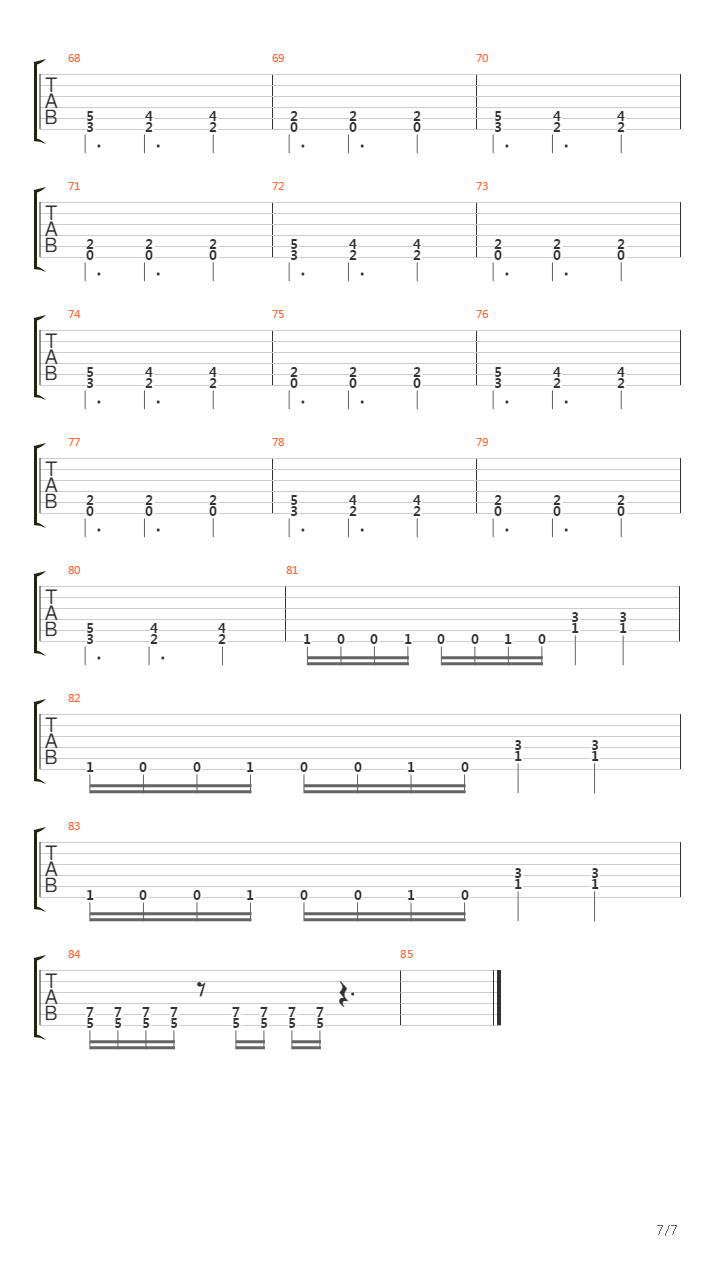 Mf2吉他谱
