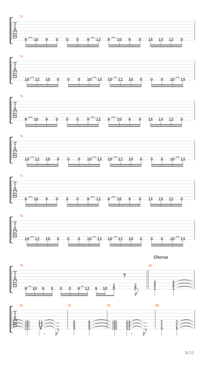 Dead Memories吉他谱