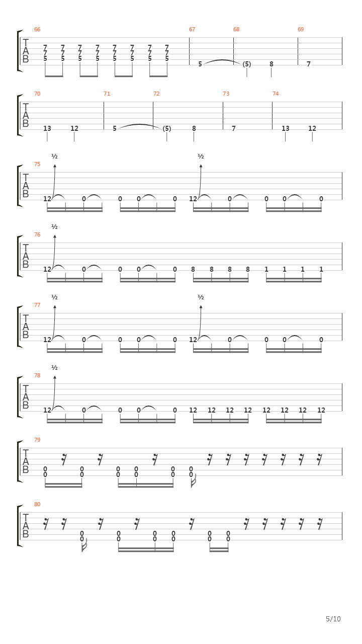 Menace吉他谱