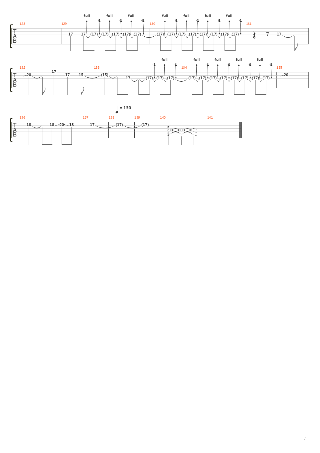 Metal Harbor吉他谱