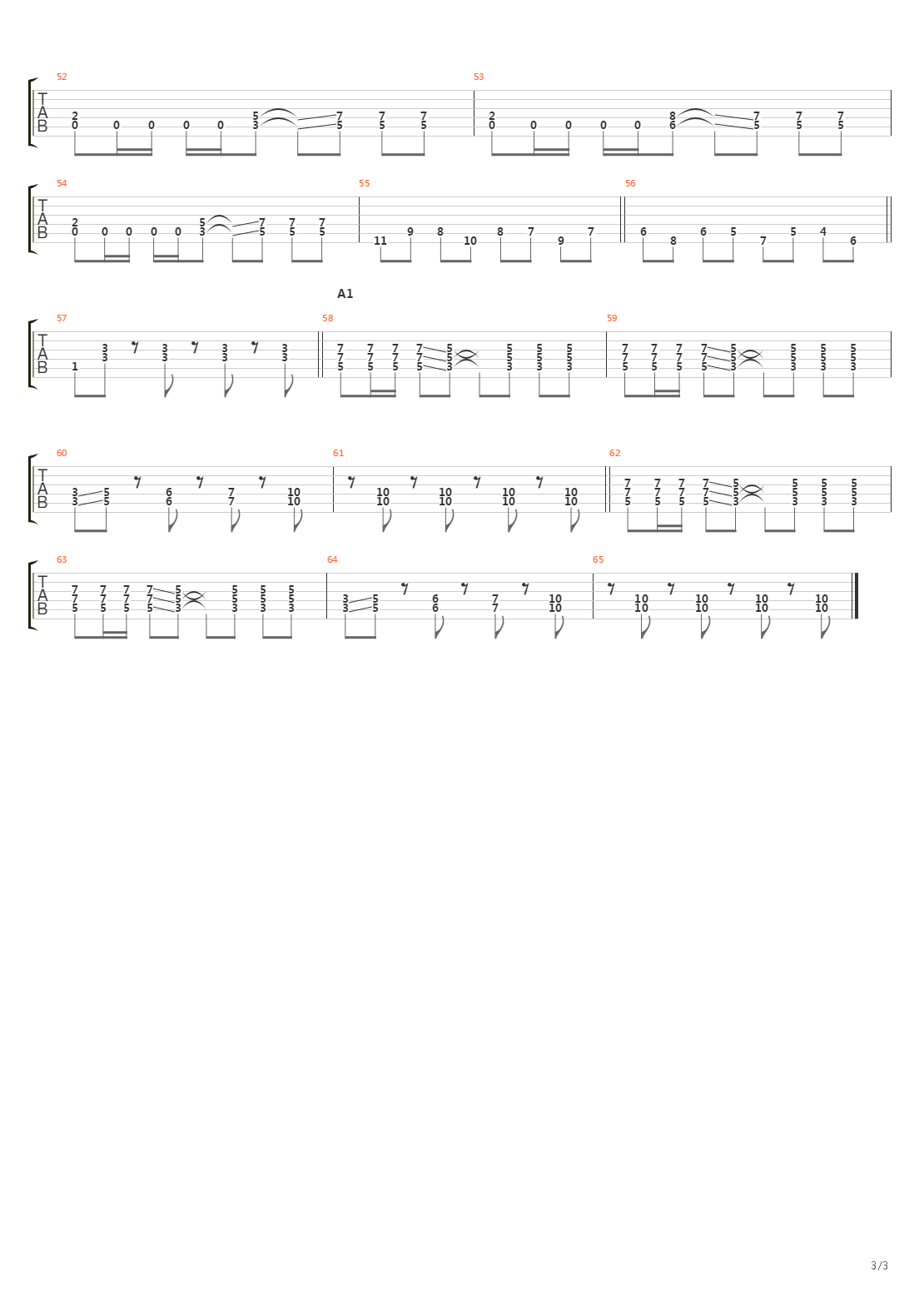 Mr Unsmiley For Sky Rail吉他谱