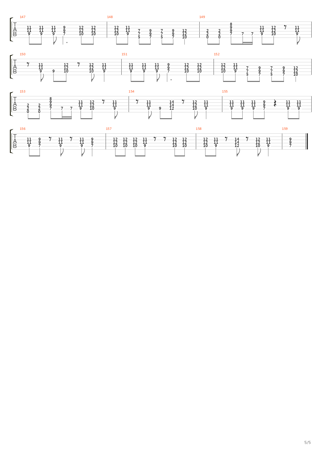 Un-gravitify吉他谱