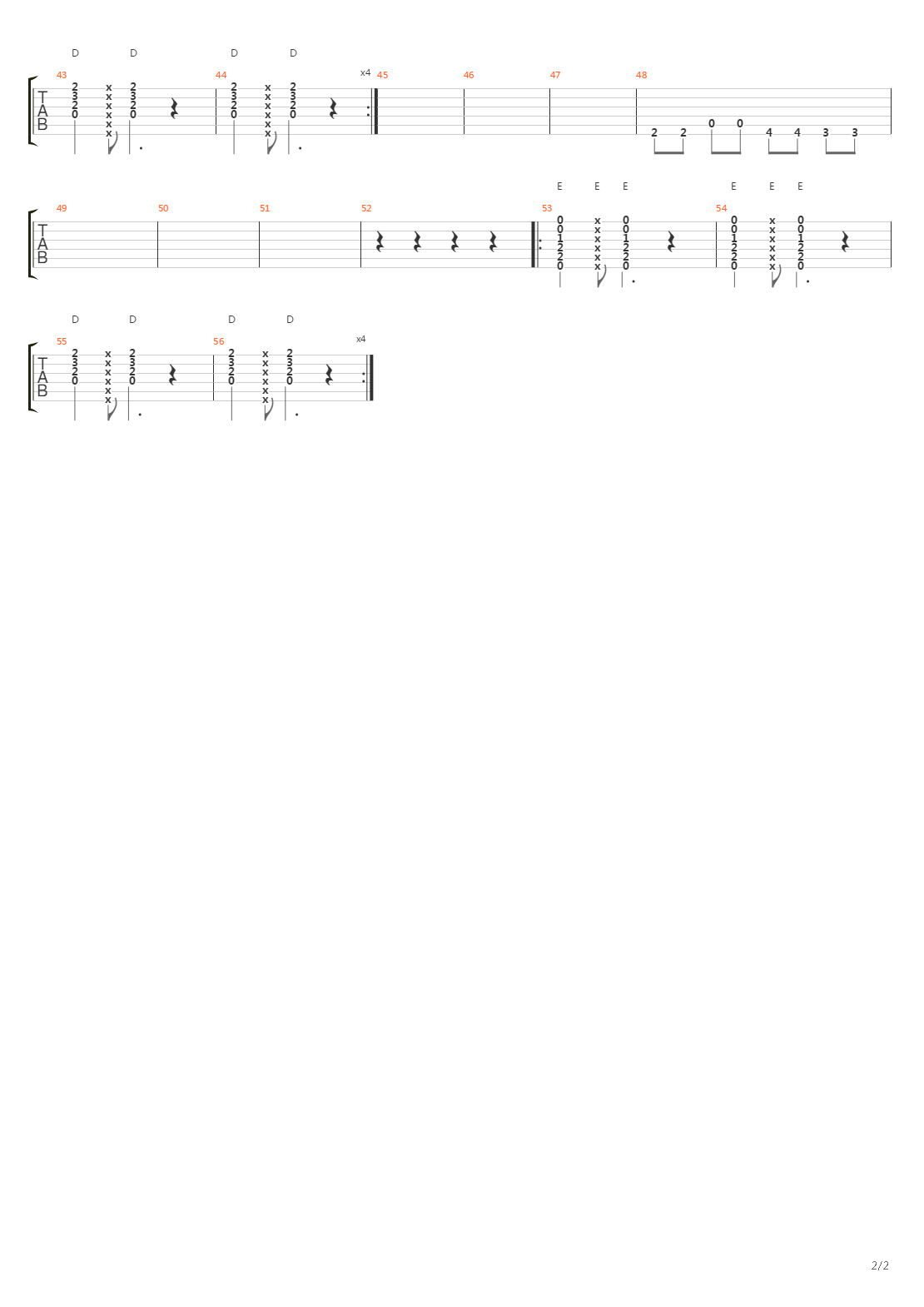 Piel Fiel吉他谱