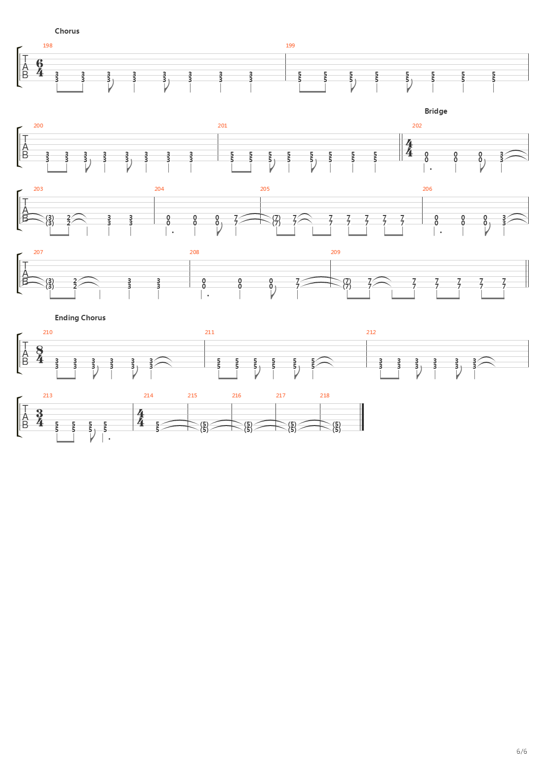 Thirtyfour吉他谱