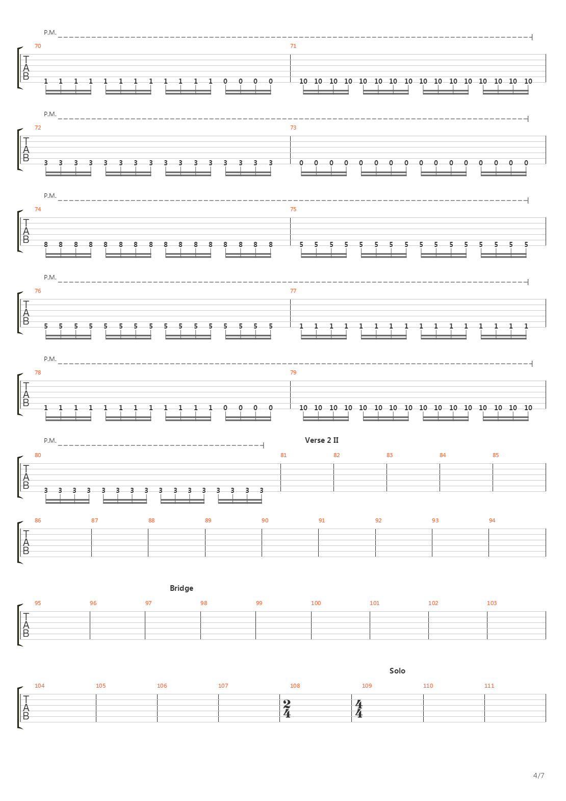 Carbon-based Anatomy吉他谱