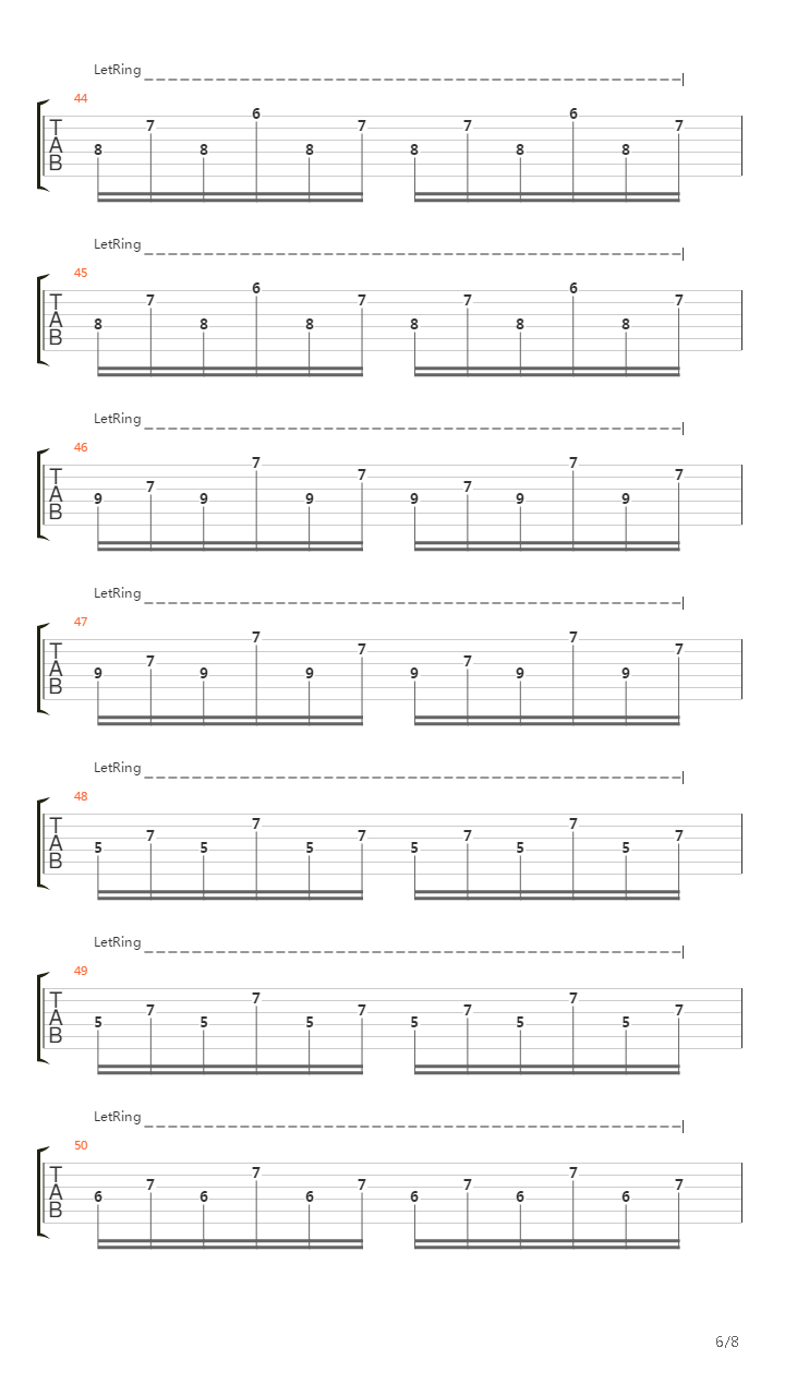 Integral Acoustic吉他谱