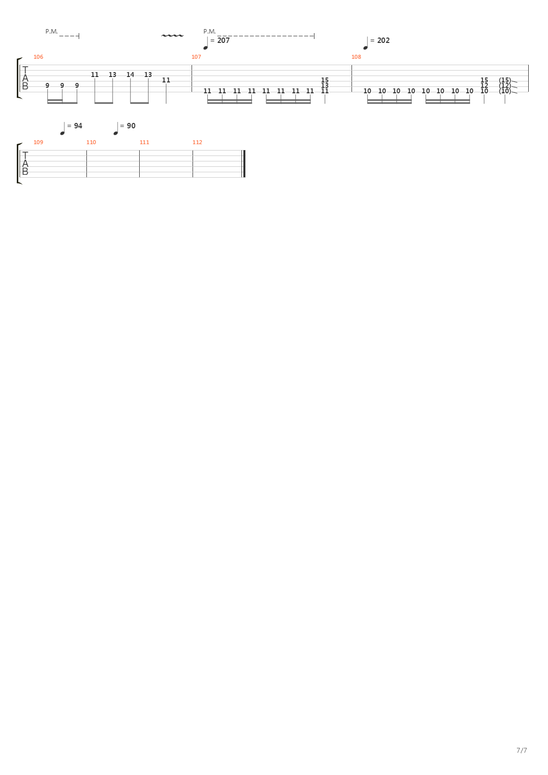 Uroboric Forms吉他谱