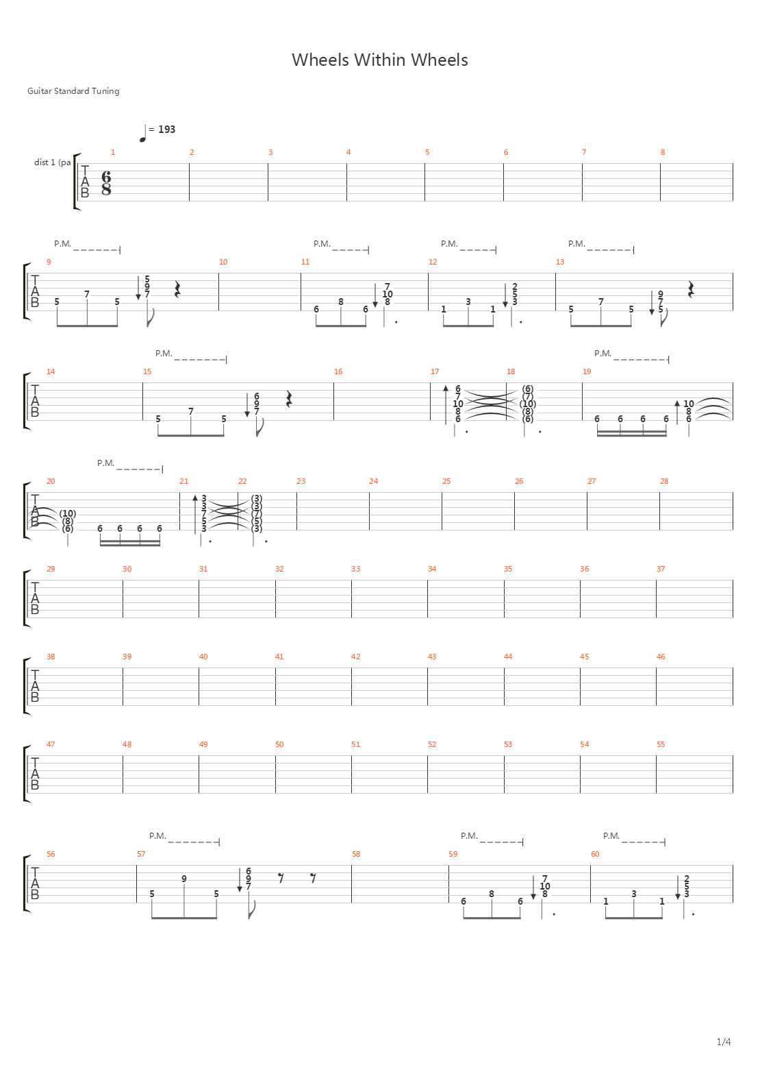 Wheels Within Wheels吉他谱