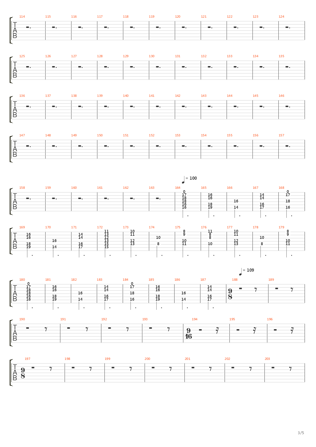 The Funerary Dirge Of A Violinist吉他谱