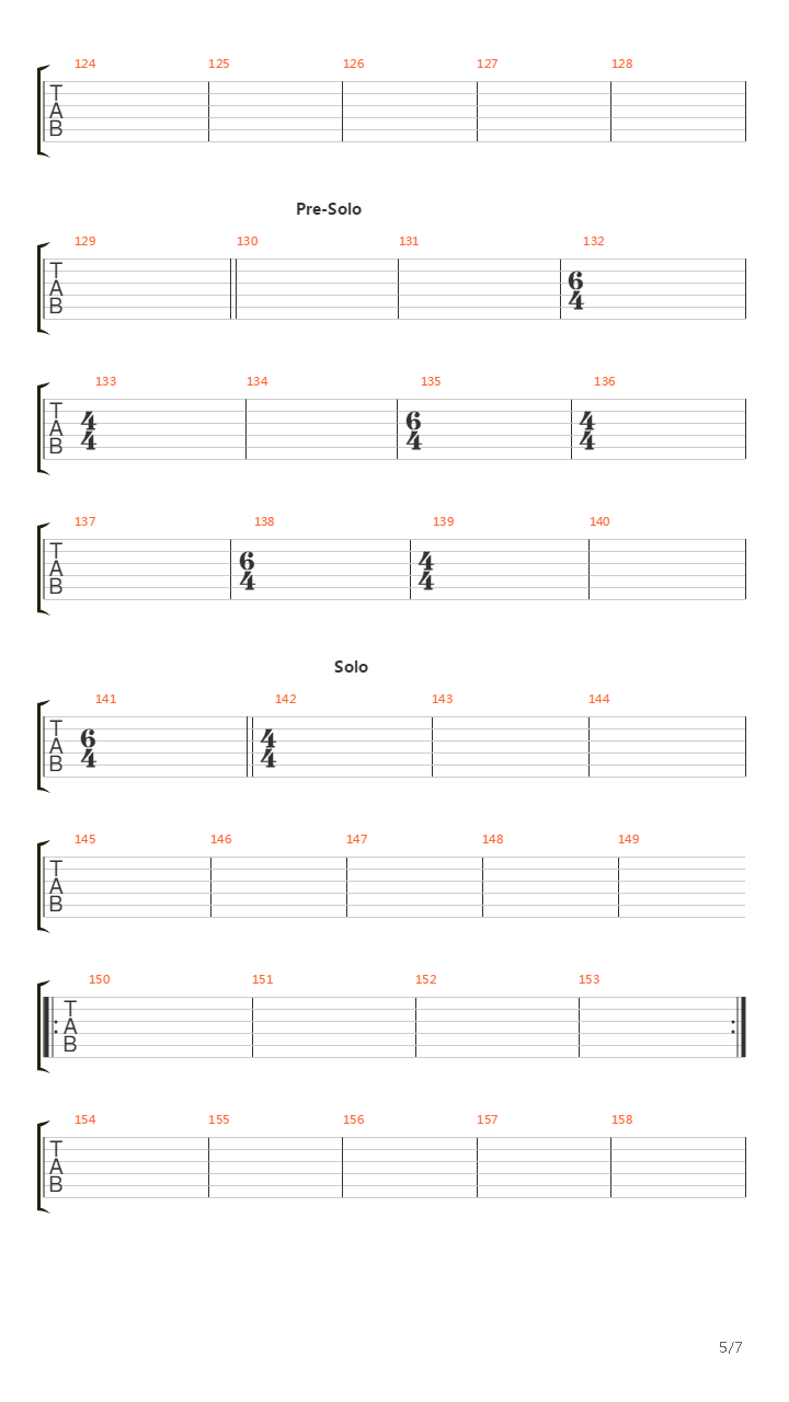 Seven Seas Of Rhye吉他谱