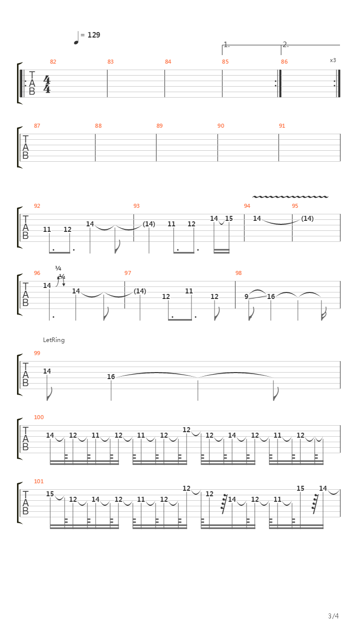 Avalon吉他谱