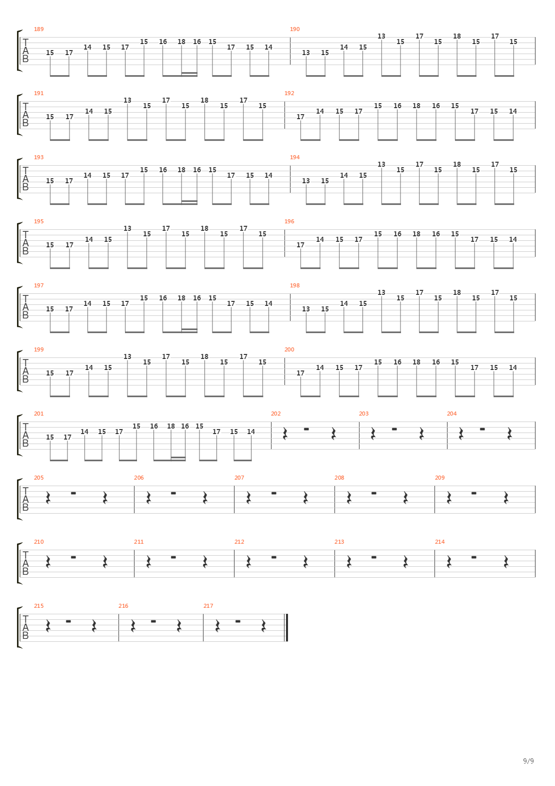 March Of The Puritan吉他谱