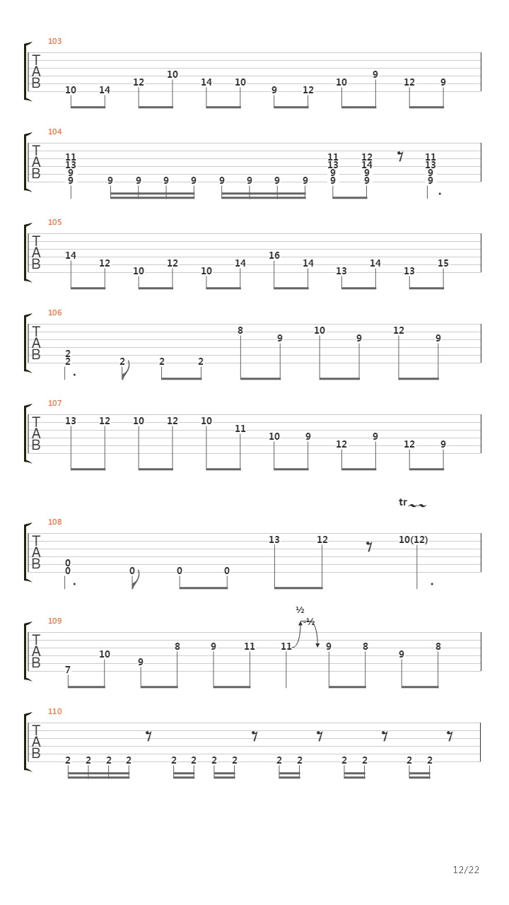 March Of The Puritan吉他谱