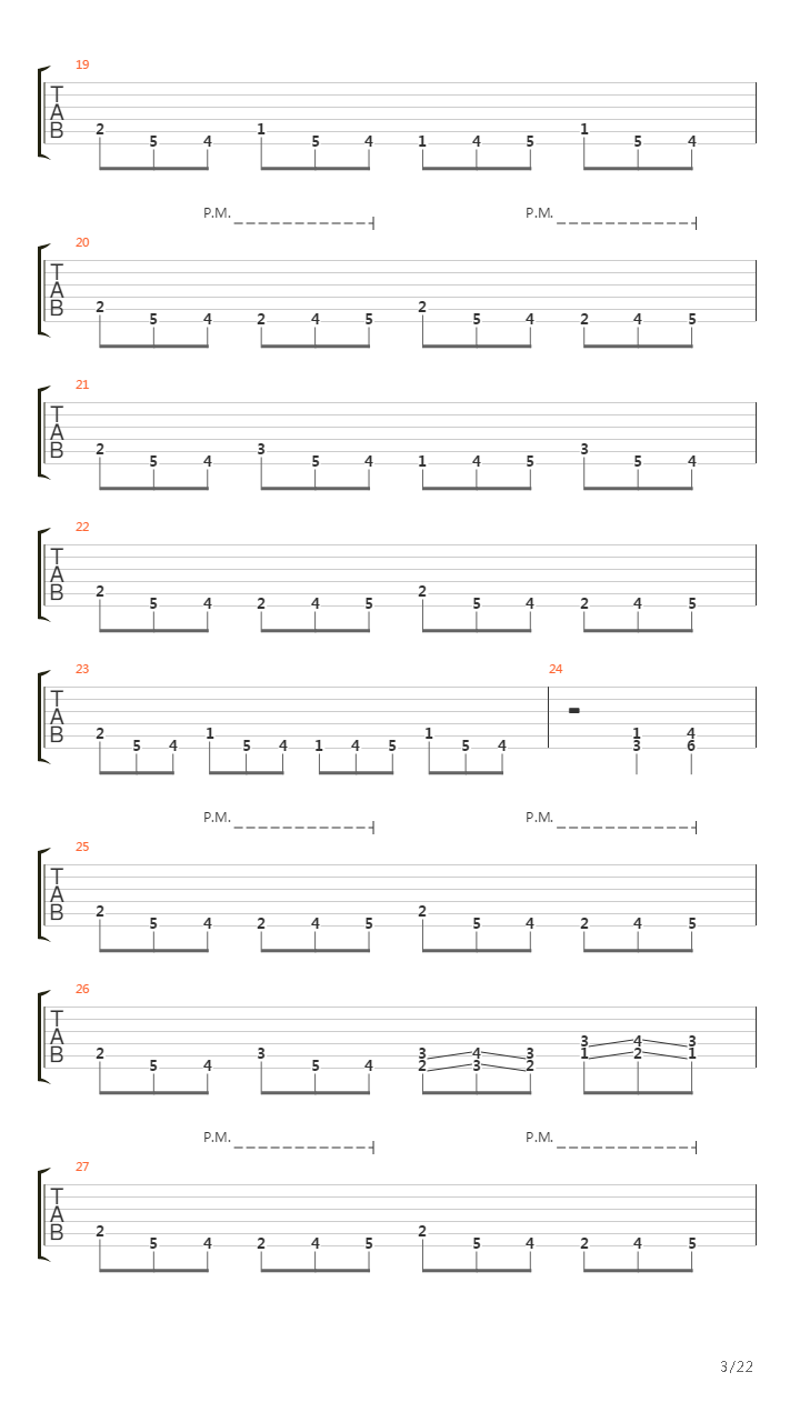 March Of The Puritan吉他谱