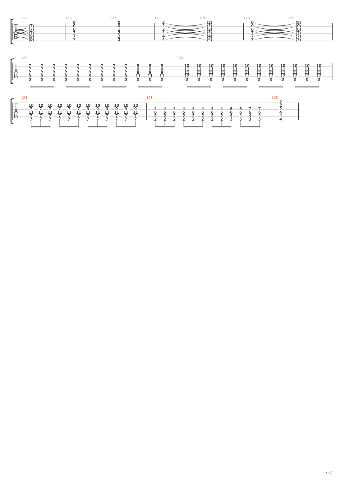 The Imperial Skies吉他谱