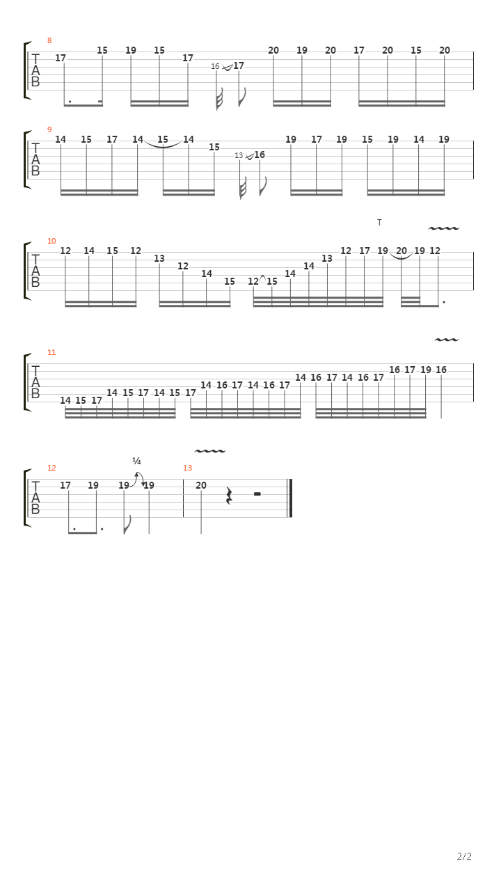 Tiempo吉他谱