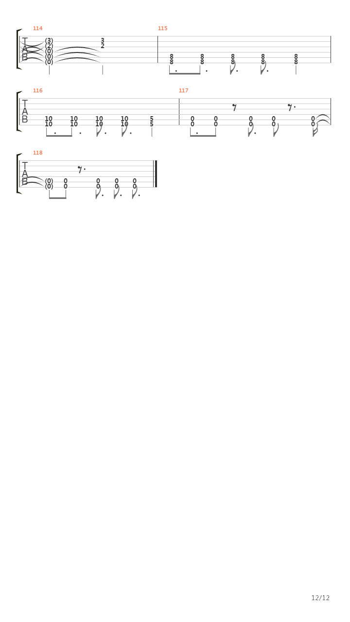 Ruins吉他谱