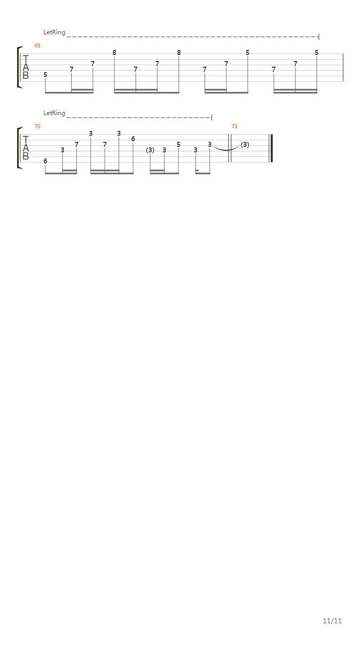 Last Song吉他谱