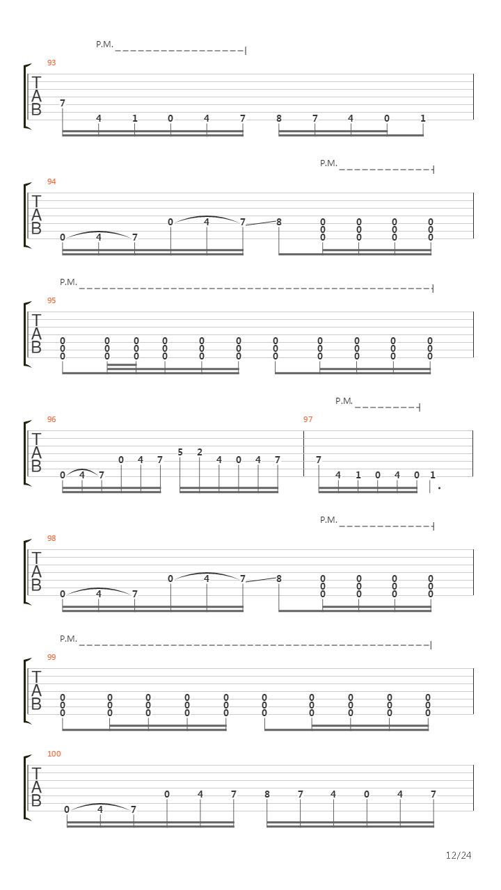 Autarch吉他谱