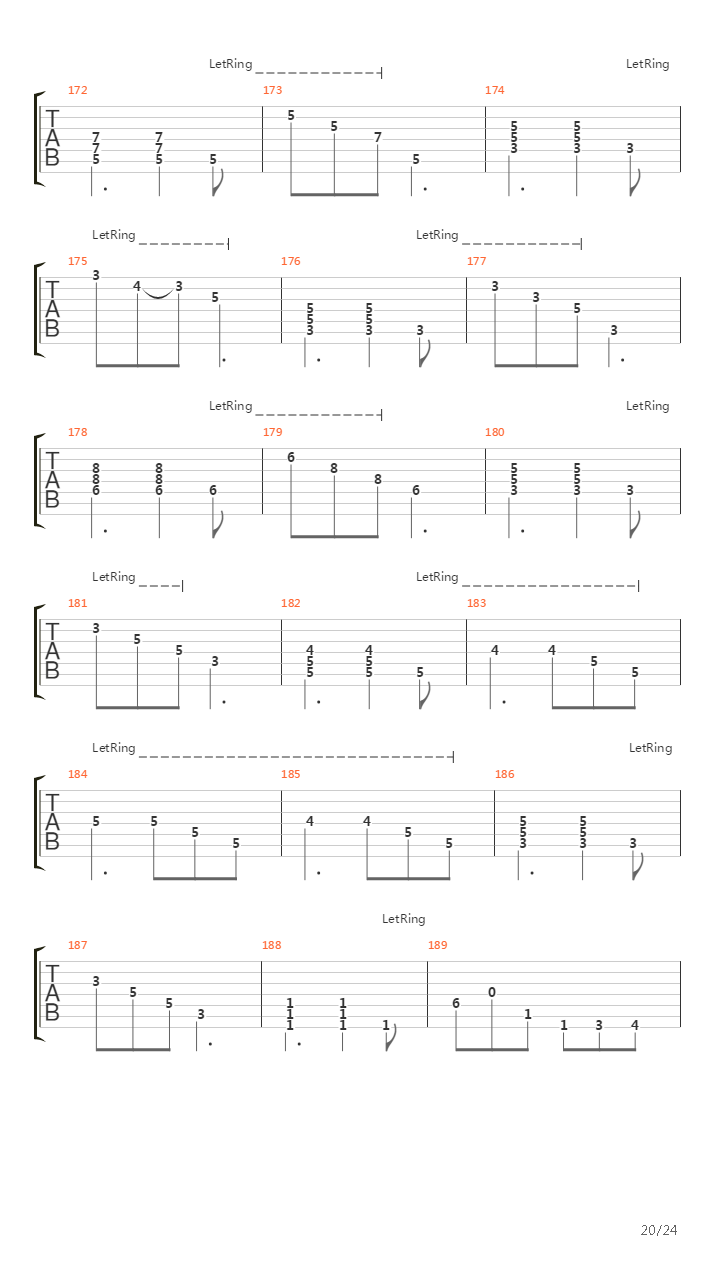 Autarch吉他谱