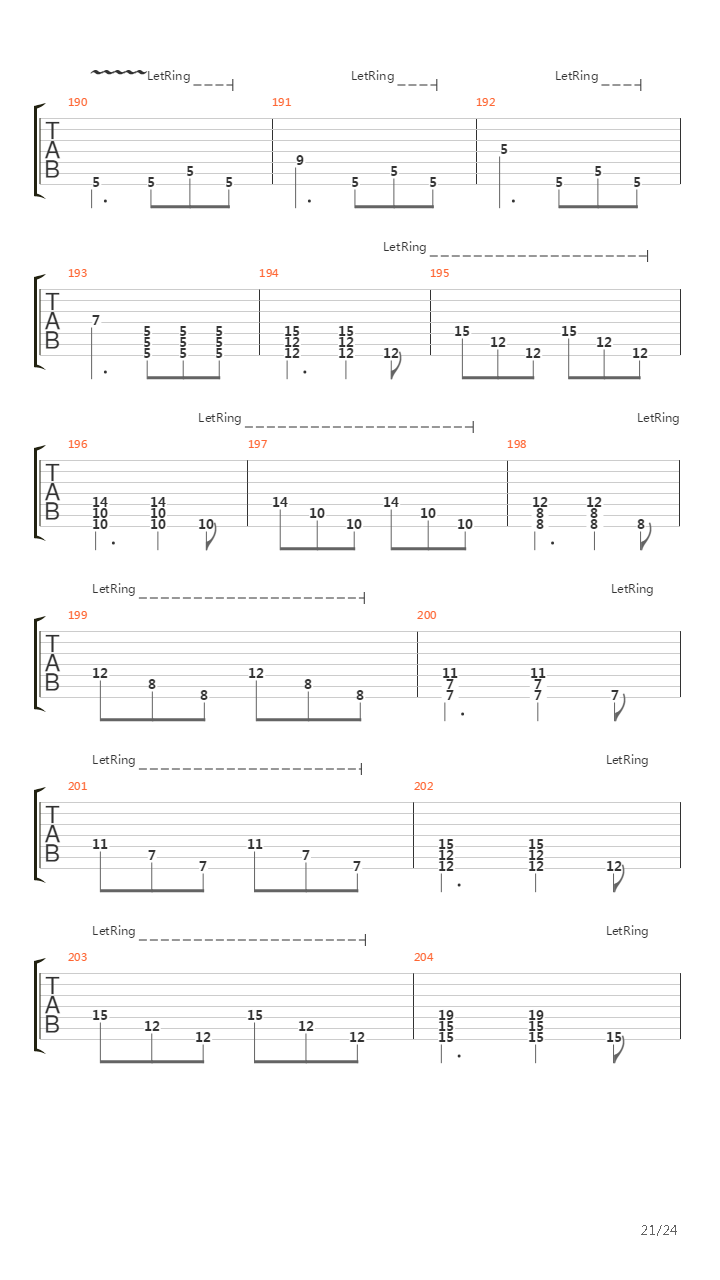 Autarch吉他谱